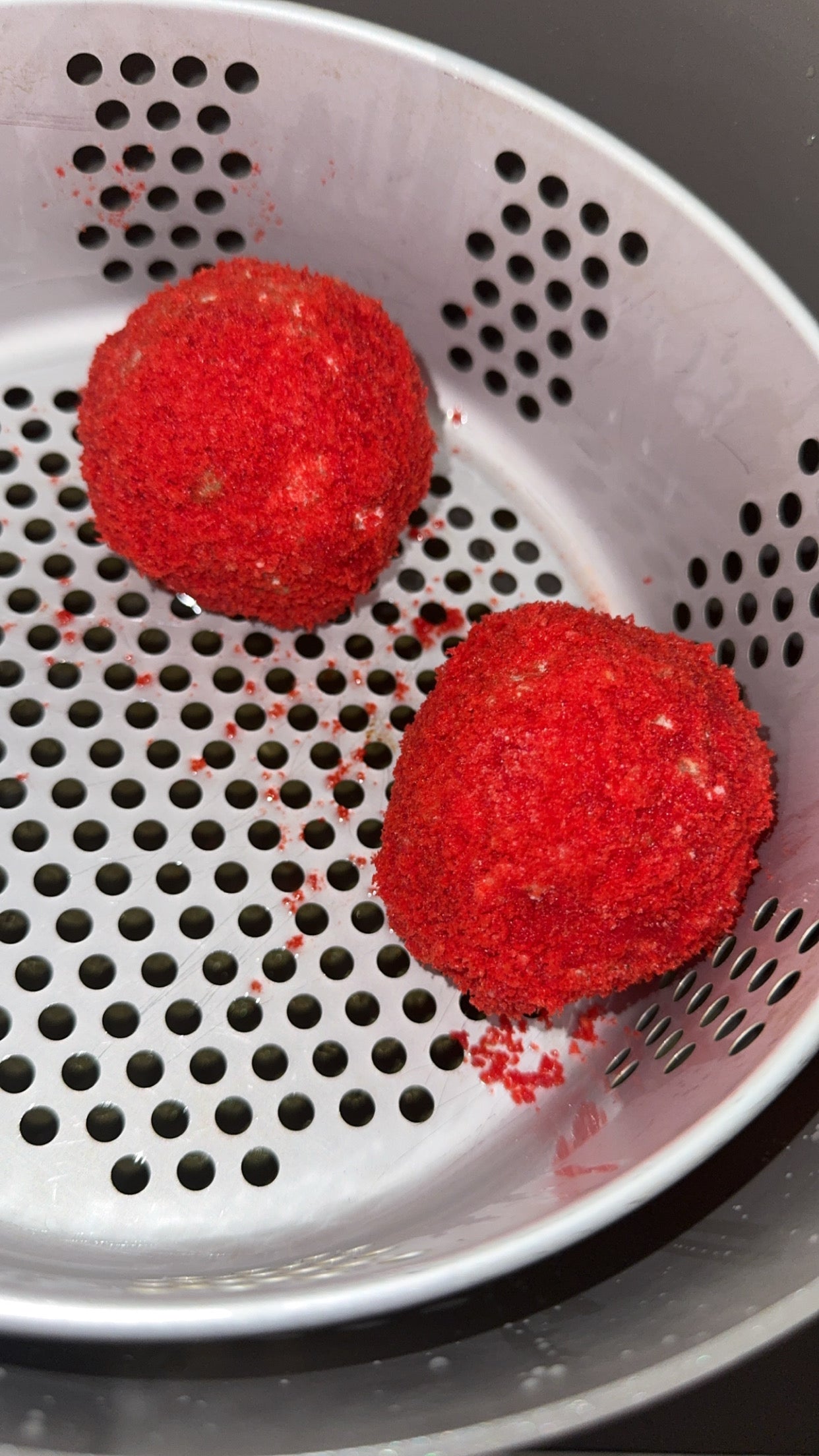 3 SMALL HOT CHEETO BALLS